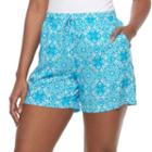 Women's Kate And Sam Medallion Challis Shorts, Size: Small, Ovrfl Oth