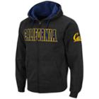 Men's Cal Golden Bears Full-zip Fleece Hoodie, Size: Large, Grey (charcoal)