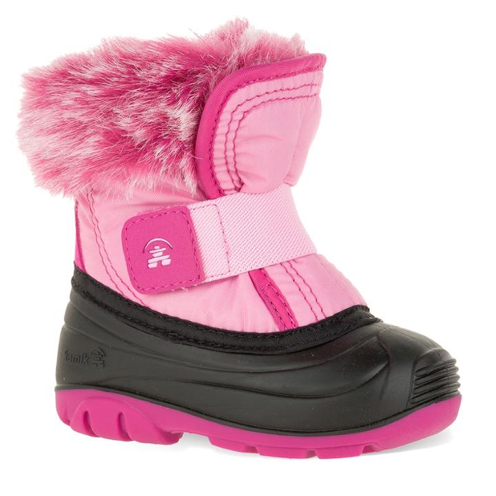 Kamik Sugarplum Toddler Girls' Water Resistant Winter Boots, Size: 9 T, Pink