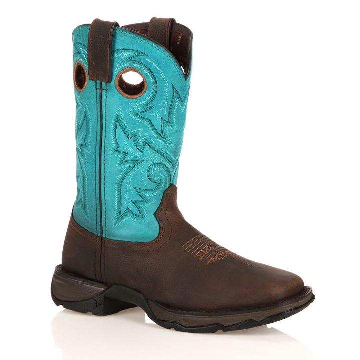 Durango Lady Rebel Bar None Women's Cowboy Boots, Size: Medium (10), Blue