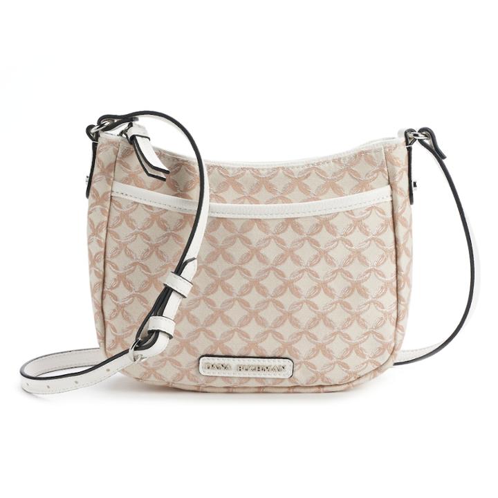 Dana Buchman Maple Jacquard Crossbody Bag, Women's, Med Beige