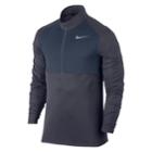 Men's Nike Running Core Dri-fit Half-zip Performance Pullover, Size: Large, Grey (charcoal)