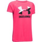 Girls 7-16 Under Armour Big Logo Tee, Size: Large, Penta Pink