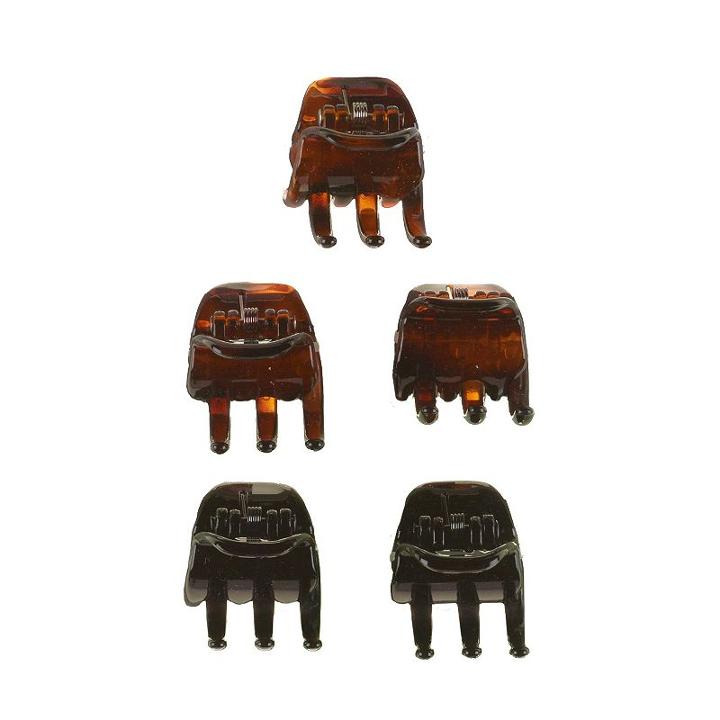 Scunci 5-pc. Jaw Hair Clip Set, Brown