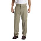 Men's Dickies Relaxed Straight Fit Double-knee Twill Work Pants, Size: 34x30, Dark Beige