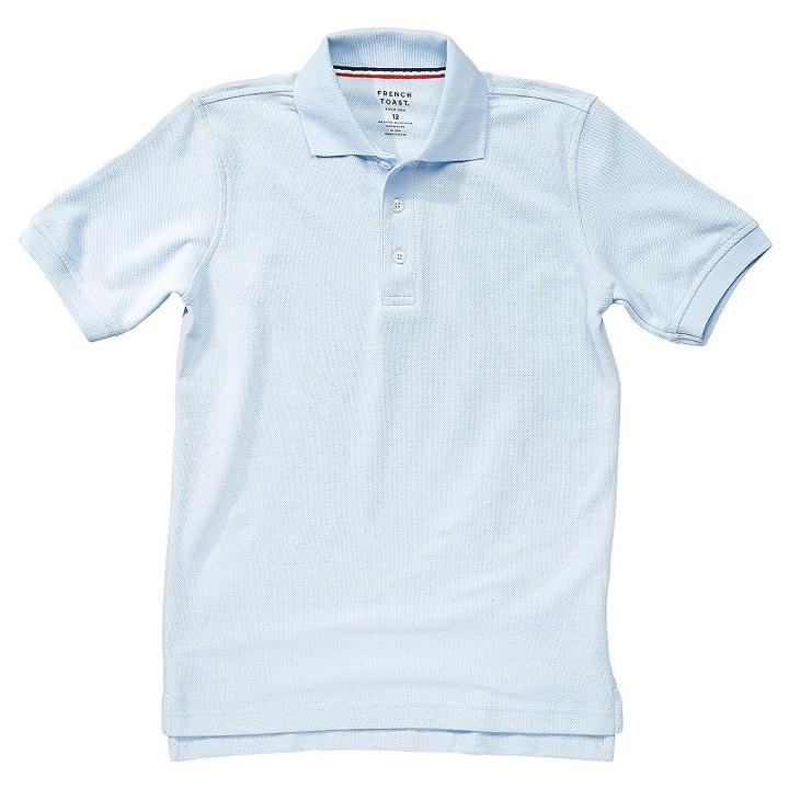 Boys 4-20 French Toast School Uniform Short-sleeve Pique Polo, Boy's, Size: 6-7, Blue