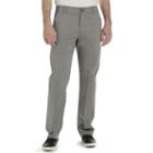 Men's Lee Performance Series Extreme Comfort Khaki Straight-fit Flat-front Pants, Size: 33x34, Dark Grey
