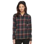 Women's Woolrich Flannel Shirt, Size: Large, Green Oth