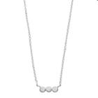 Love This Life Sterling Silver Triple Disc Necklace, Women's