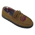Men's Montana Grizzlies Microsuede Moccasins, Size: 10, Brown