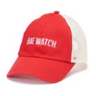 Women's Bae Watch Trucker Cap, Red