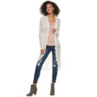 Juniors' American Rag Crochet Duster Cardigan, Size: Small, White