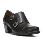 Naturalsoul By Naturalizer Keefer Women's Double Buckle Monk Heeled Shoes, Size: Medium (9), Black