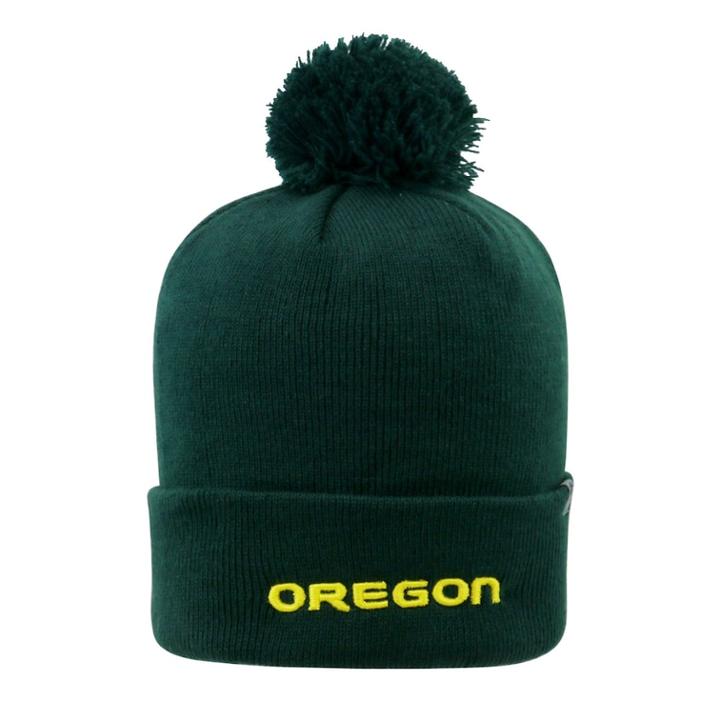 Adult Top Of The World Oregon Ducks Tow Beanie, Adult Unisex, Dark Green