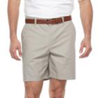 Big & Tall Croft & Barrow&reg; Regular-fit Easy-care Stretch Flat-front Shorts, Men's, Size: 46, Med Grey