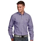 Men's Antigua Colorado Rockies Associate Plaid Button-down Shirt, Size: Large, Purple