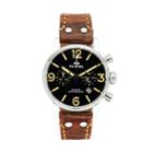 Tw Steel Men's Maverick Leather Chronograph Watch, Brown