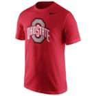 Nike Ohio State Buckeyes Logo Tee - Men, Size: Medium, Red