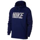 Men's Nike Therma Fleece Hoodie, Size: Xl, Blue