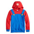 Boys 8-20 Super Mario Bros. Mario Fleece Hoodie, Size: Large, Brt Red