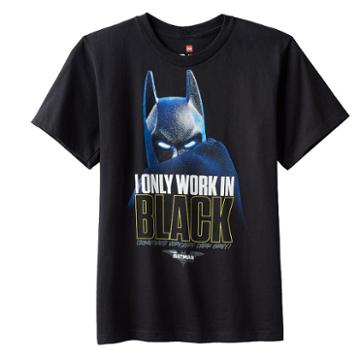 Boys 8-20 The Lego Batman Movie Tee, Boy's, Size: Medium, Black