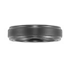 Cherish Always Tungsten Carbide Black Ion Wedding Band - Men, Size: 12.50, Grey