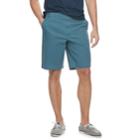 Men's Sonoma Goods For Life&trade; Flexwear Flat-front Twill Shorts, Size: 30, Blue (navy)