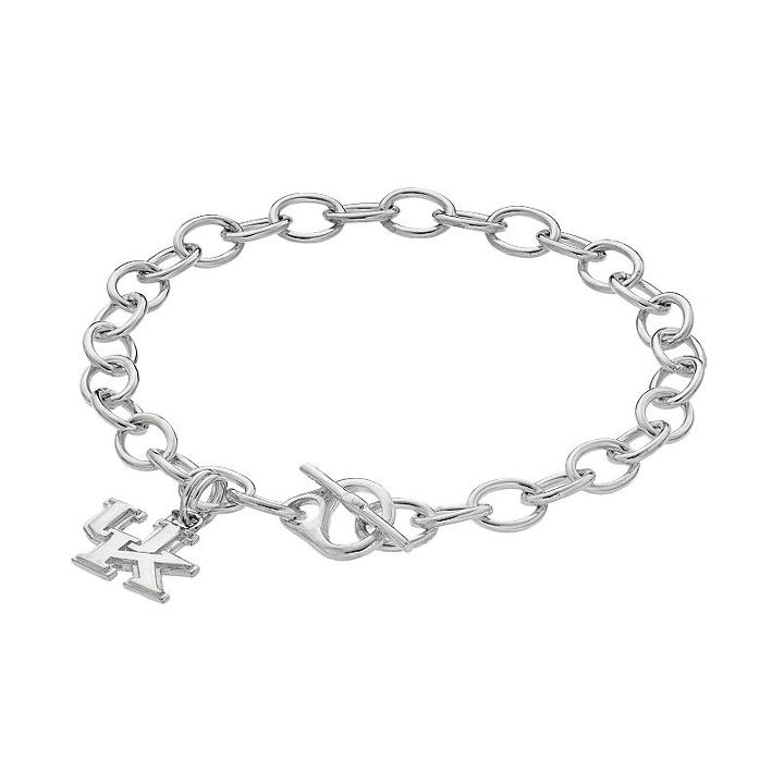 Dayna U Kentucky Wildcats Sterling Silver Toggle Bracelet, Women's, Size: 7.5, Grey