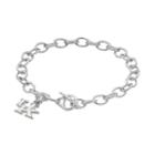 Dayna U Kentucky Wildcats Sterling Silver Toggle Bracelet, Women's, Size: 7.5, Grey