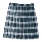 Girls 4-16 Chaps School Uniform Plaid Skirt, Girl's, Size: 6, White Oth