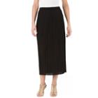Women's Haggar Gauze Maxi Skirt, Size: Small, Black