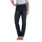 Women's Lee Relaxed Fit Straight Leg Jeans, Size: 12 Avg/reg, Dark Blue