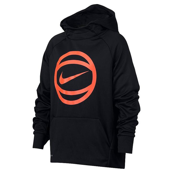 Boys 8-20 Nike Therma Basketball Hoodie, Size: Small, Grey (charcoal)