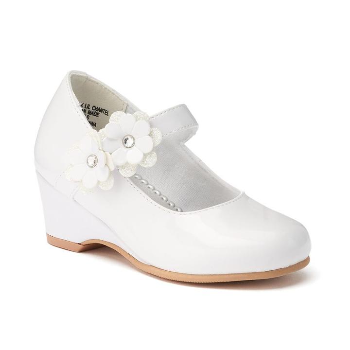 Rachel Shoes Chantel Girls' Dress Heels, Girl's, Size: 4, Natural