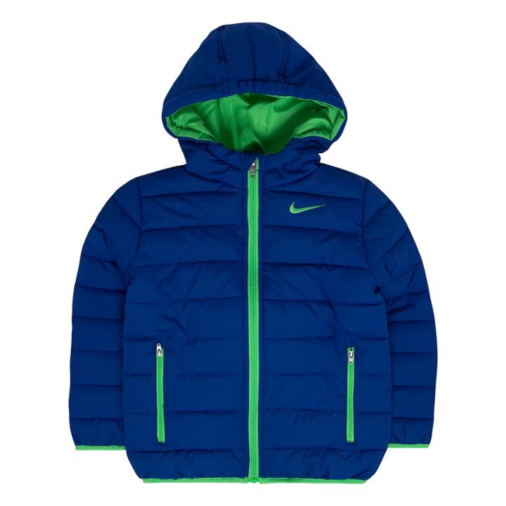 Boys 4-7 Nike Quilted Heavyweight Jacket, Size: 6, Med Blue