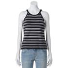 Juniors' Cloud Chaser Scalloped Sweater Tank Top, Girl's, Size: Large, Dark Grey