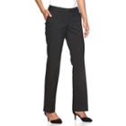 Women's Apt. 9&reg; Torie Curvy Fit Dress Pants, Size: 4, Black