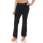 Fila Sport, Plus Size &reg; Vibrant Workout Pants, Women's, Size: 1xl, Black