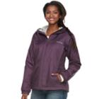 Women's Columbia Rain To Fame Hooded Rain Jacket, Size: Xl, Purple