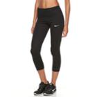 Women's Nike Power Essential Running Capris, Size: Xs, Grey (charcoal)