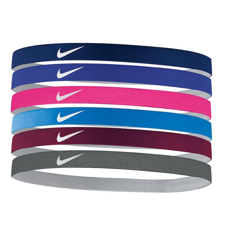 Nike 6-pk. Solid Headband Set, Women's, Red Overfl