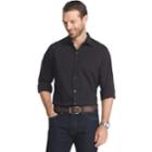 Big & Tall Van Heusen Flex Stretch Slim-fit Button-down Shirt, Men's, Size: Xl Tall, Black