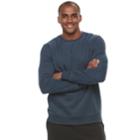 Men's Tek Gear&reg; Ultra Soft Fleece Top, Size: Large, Blue (navy)