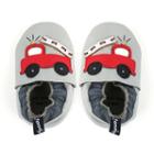 Tommy Tickle Baby Boy Fire Truck Crib Shoes, Size: 6-12months, Grey