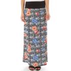 Women's Apt. 9&reg; Print Column Maxi Skirt, Size: Xl, Menswear Floral