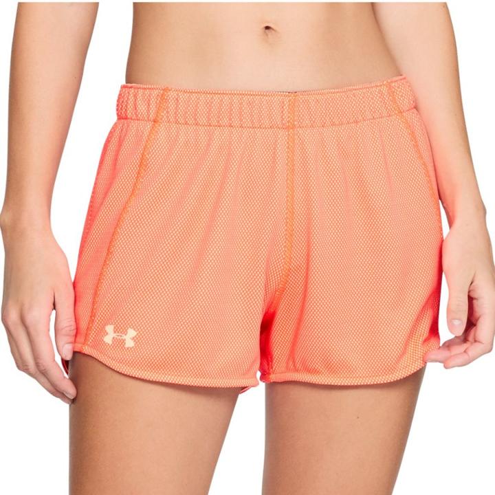 Women's Under Armour Play Up Reversible Mid-rise Shorts, Size: Medium, Orange