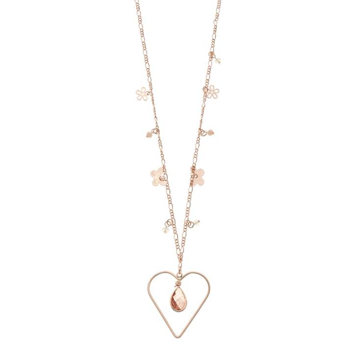 Lc Lauren Conrad Heart Teardrop Pendant Necklace, Women's, White