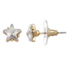 Lc Lauren Conrad Simulated Crystal Nickel Free Star Stud Earrings, Women's, Gold