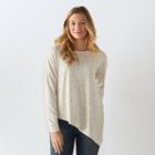 Women's Sonoma Goods For Life&trade; Asymmetrical Soft Tunic, Size: Xl, Natural