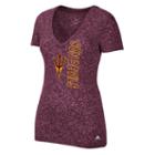 Women's Adidas Arizona State Sun Devils Vertical Tee, Size: Medium, Red